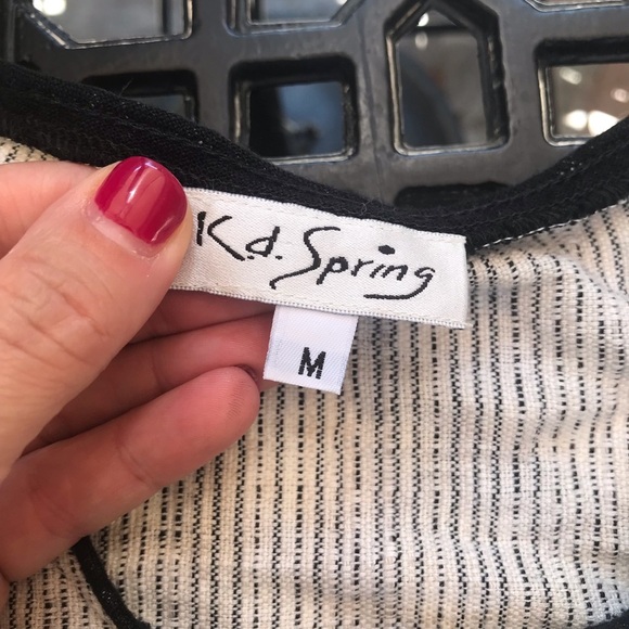 K.D. Spring Women's Reversible Jacket Blazer Tank Shell Linen Blend Sz Medium M - Picture 14 of 15